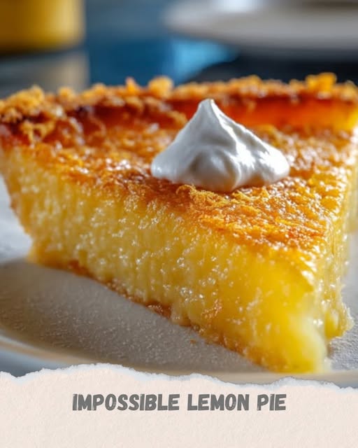 Impossible Lemon Pie