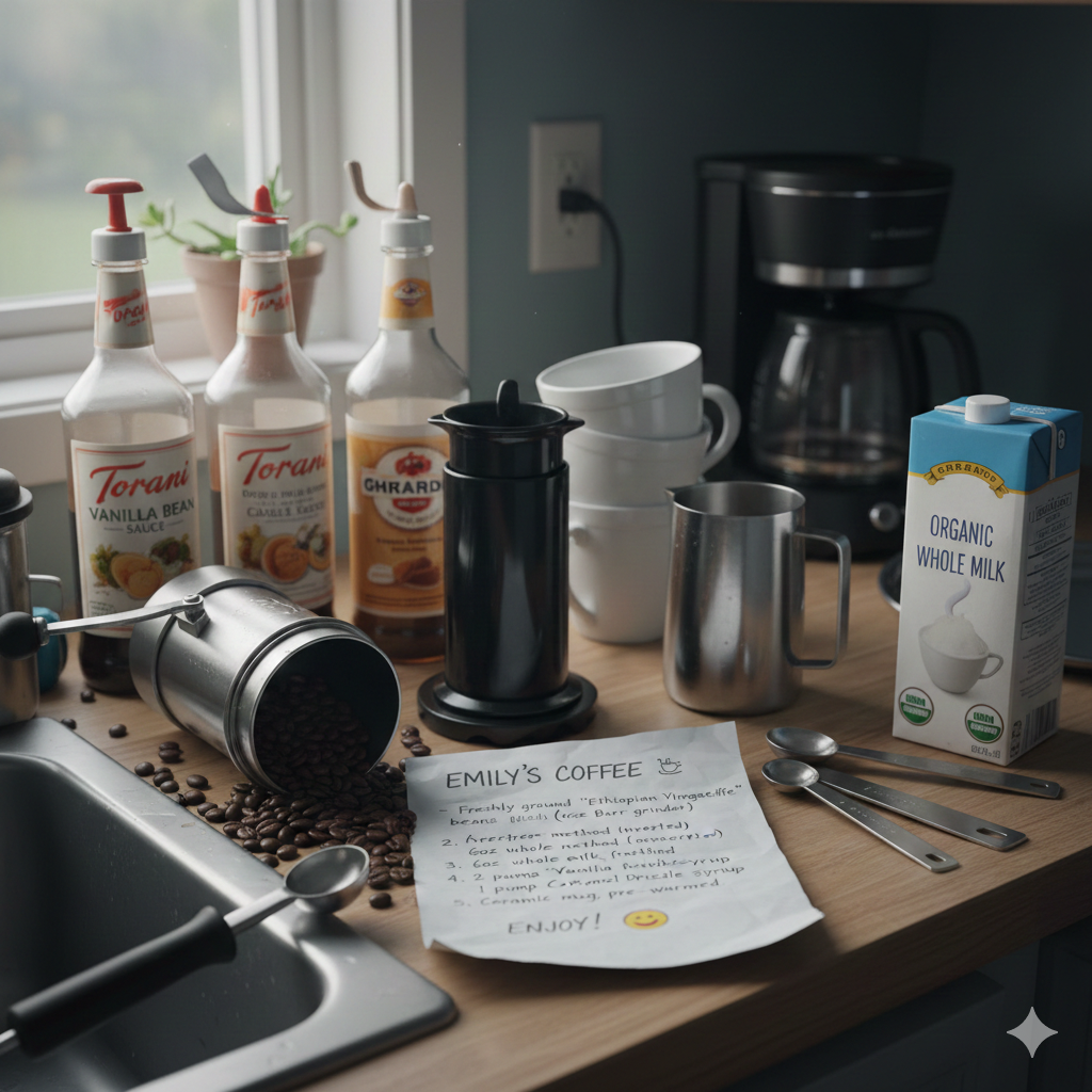 Making My DIL a Fancy Coffee?