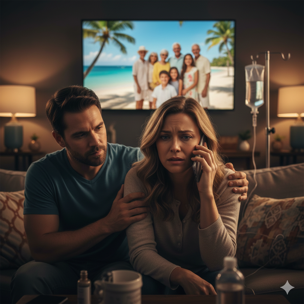 AITA for hanging up on my MIL after she booked a family